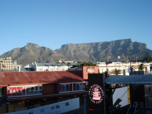 Sicht in Richtung Tafelberg