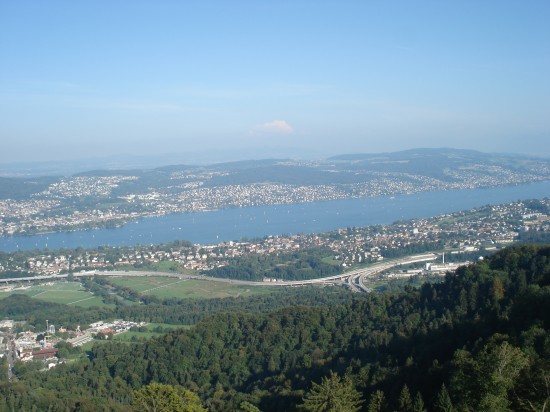 Sicht über Zürich vom Aussichtsturm