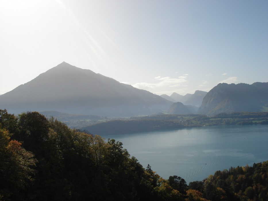 View from the suspension bridge