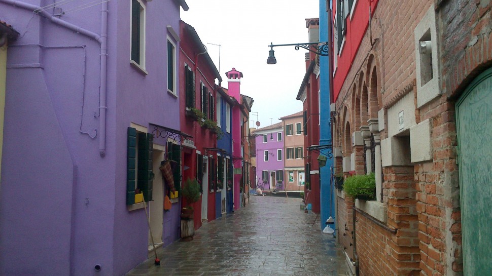 Colored houses in Burano