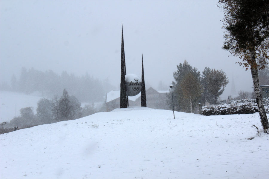 Onset of winter in Seefeld