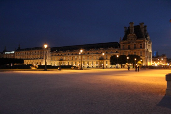 Place du Carrousel in the blue hour
