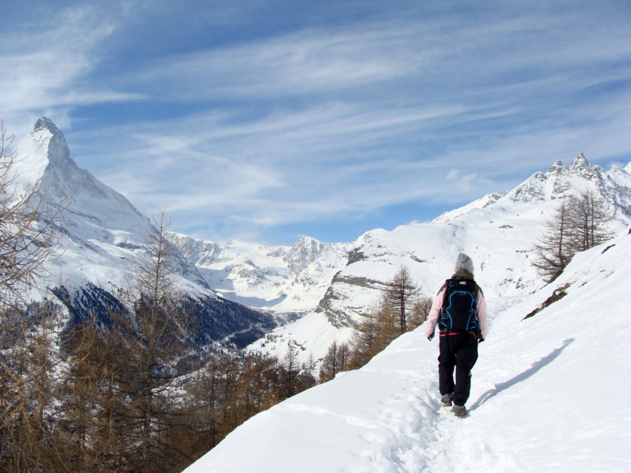 Zermatt – winter hiking with a view