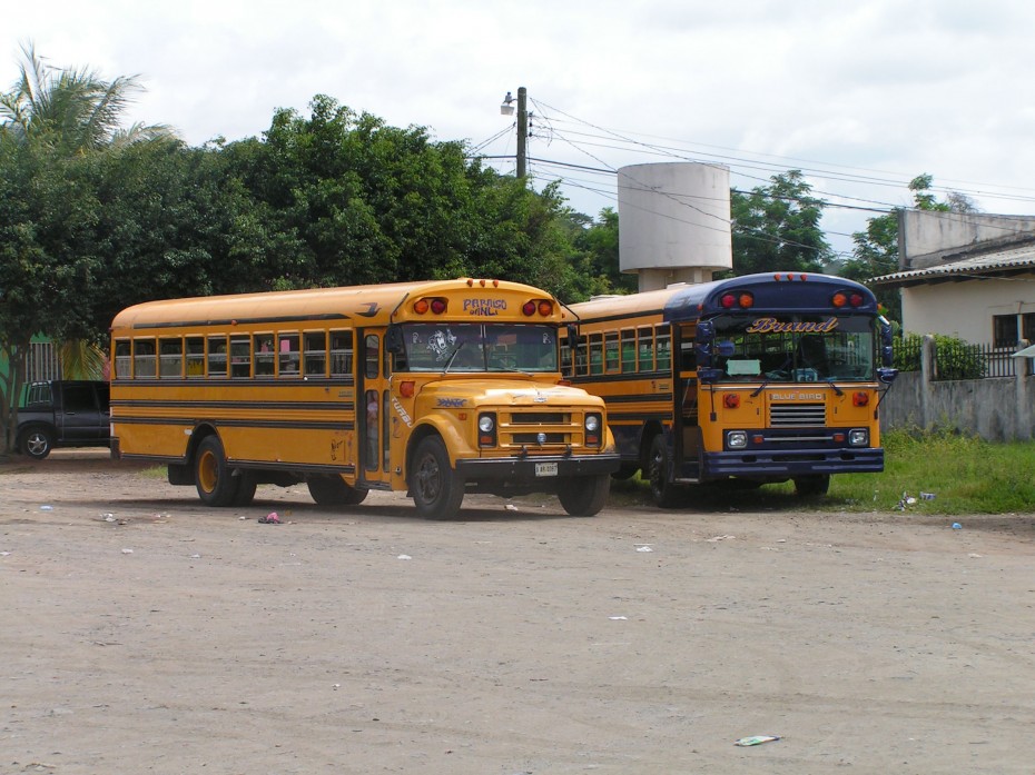 Bus ride in Guatemala