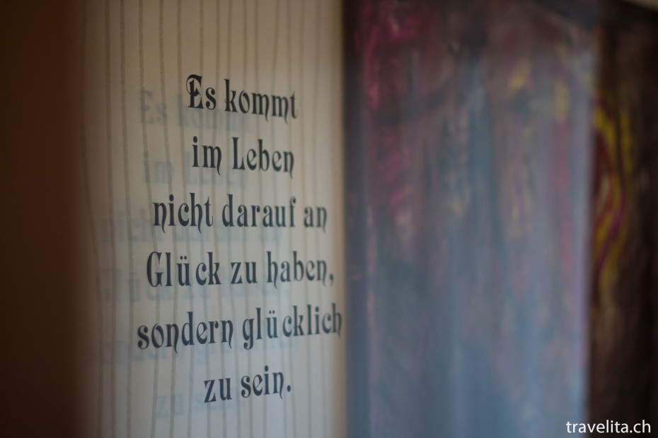 Spruch in der Junior Suite