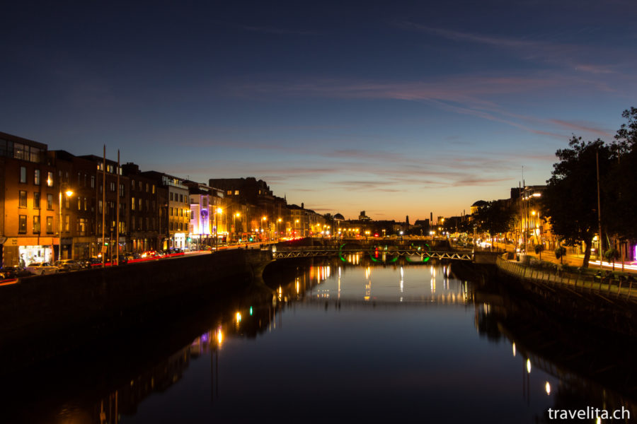 Travel snapshot – Dublin by night