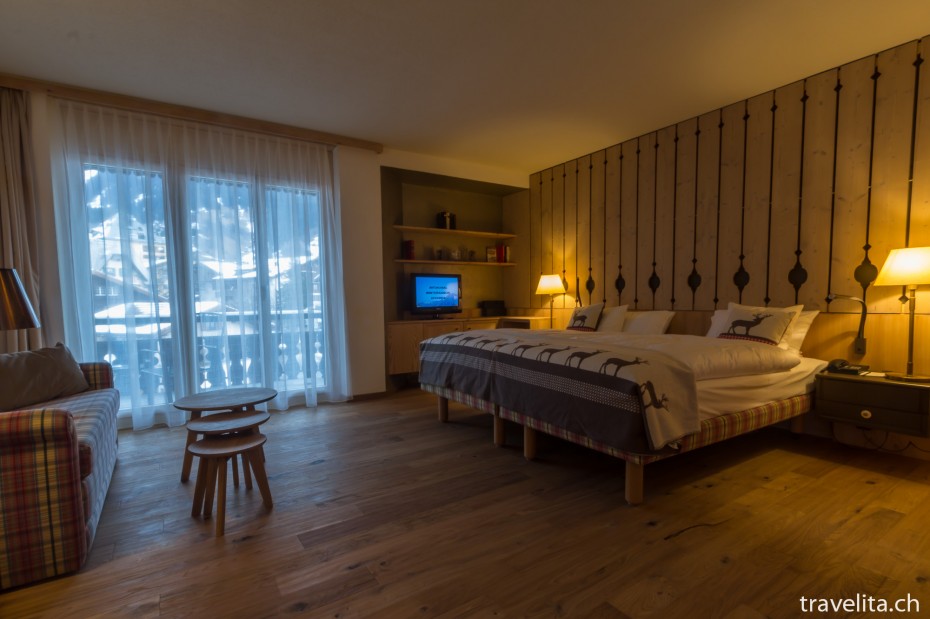 Alpenchic Zimmer im Hotel Piz Buin Klosters 2