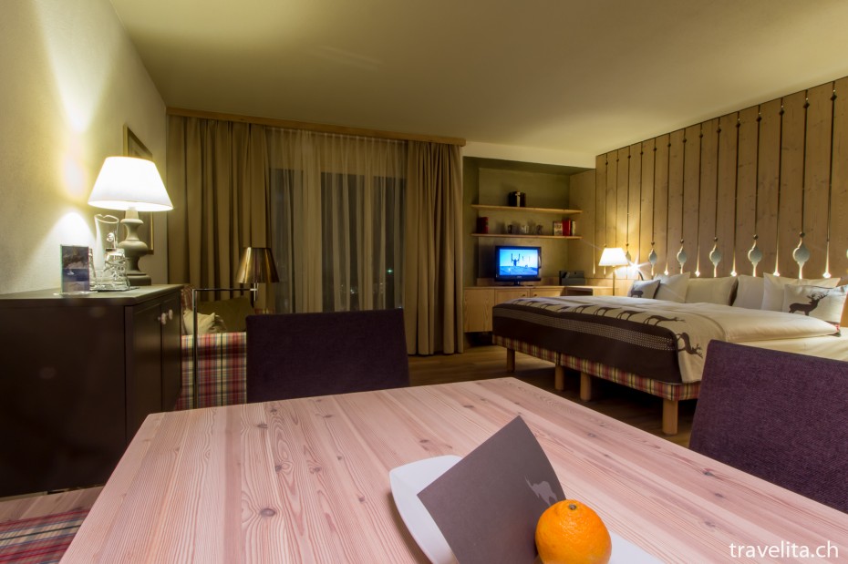 Alpenchic Zimmer im Hotel Piz Buin Klosters