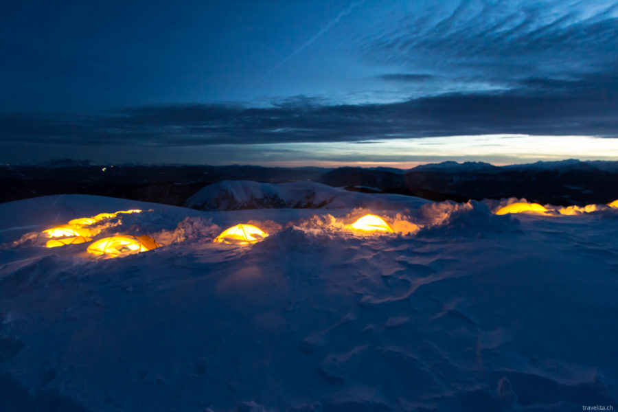 Salewa Basecamp – the night in ice and snow
