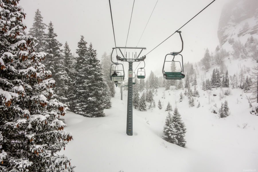 Les Diablerets in the most beautiful gray
