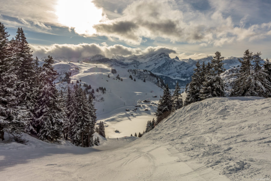 Winter magic in Villars-Gryon