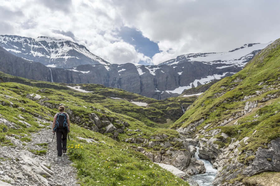 Enjoy nature above Lake Lauenen