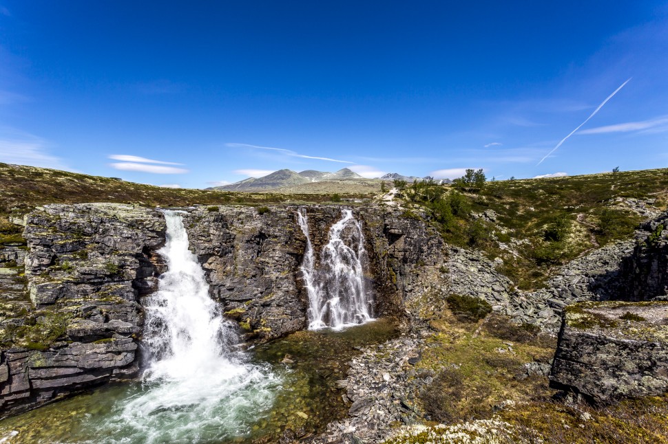 rondane-nationalpark-Wasserfall