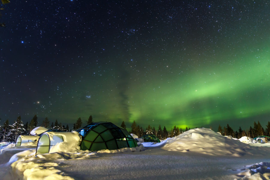 Ice hotel or glass igloo? – Sorrisniva vs. Kakslauttanen