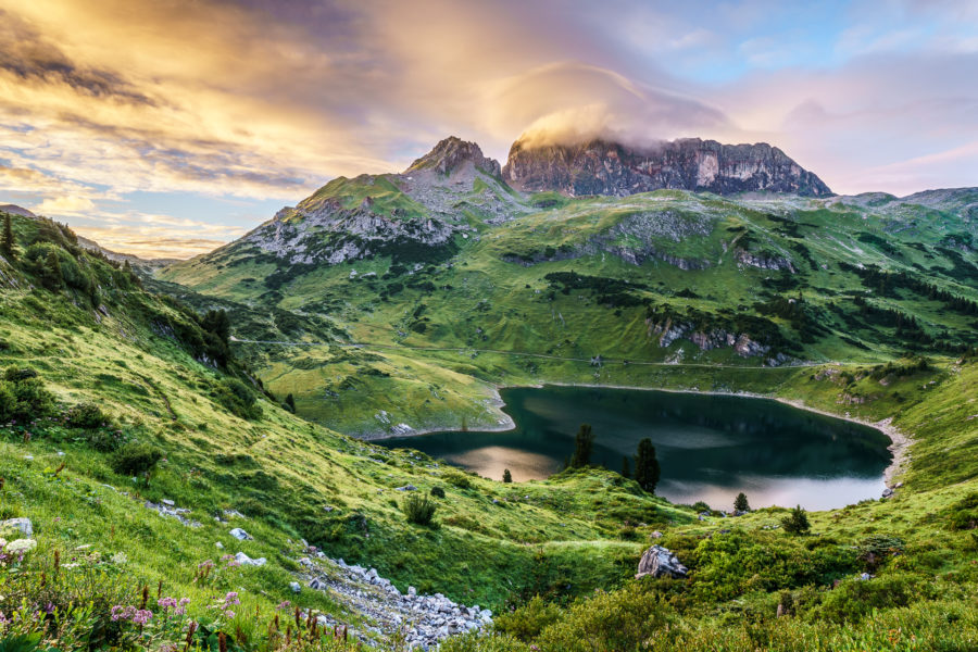 Formarinsee: a treasure between Lech-Zürs and Klostertal