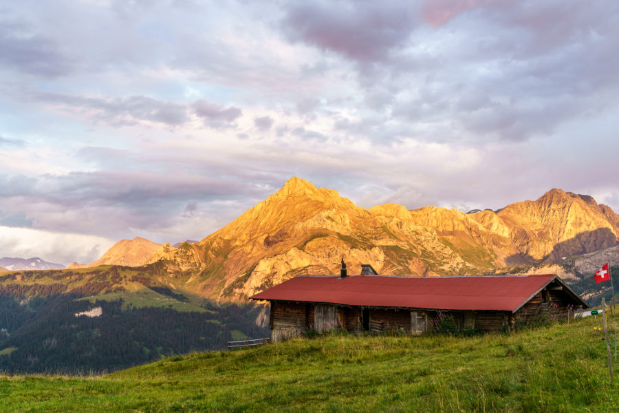 Walig Hütte: rustic Gstaad Palace branch