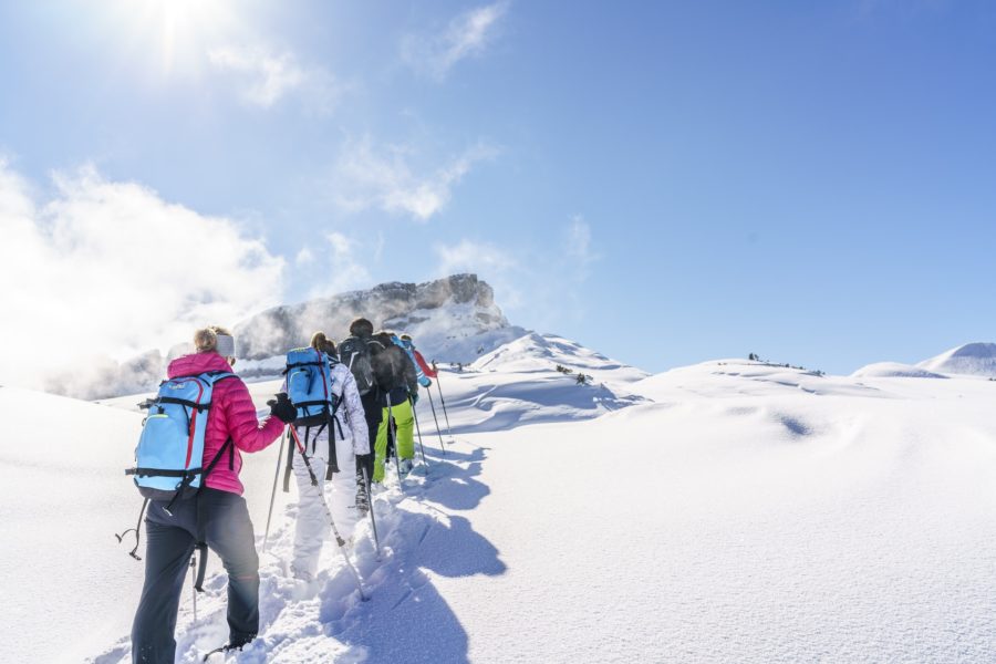Winter in Kleinwalsertal – snowshoeing and winter hiking trails