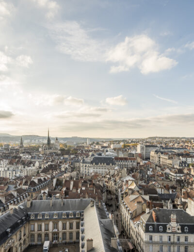 Panoramablick über Dijon