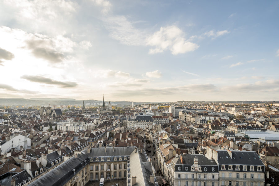 Panoramablick über Dijon