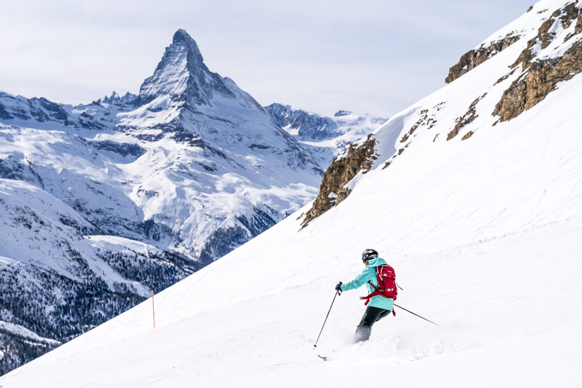 Skifahren in Zermatt Matterhorn