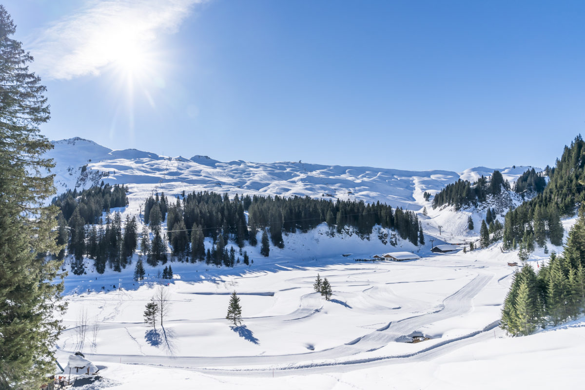 Skigebiet Hoch Ybrig Winter