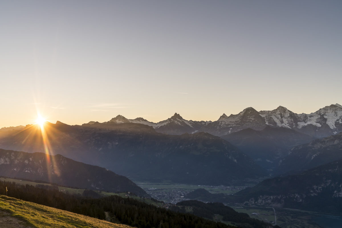 Sunrise Eiger Münch Jungfrau