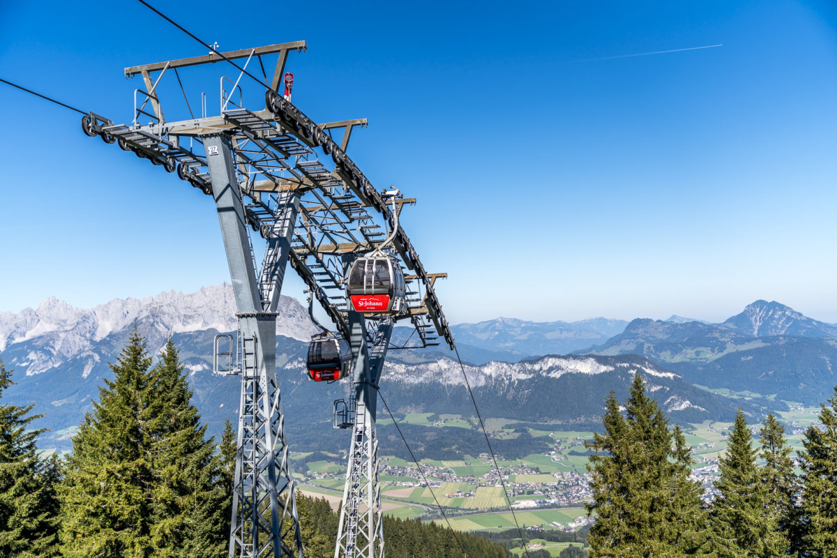 St Johann cable car