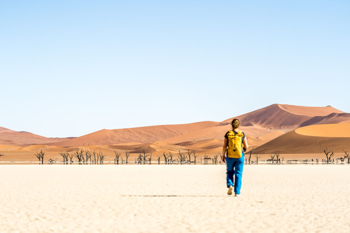 Wandern Namib Desert