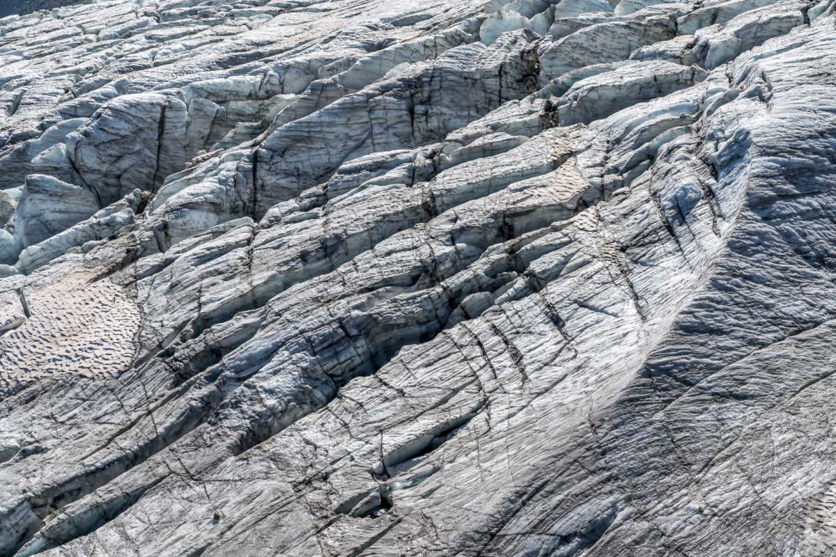 Saas Fee Gletscherlandschaft