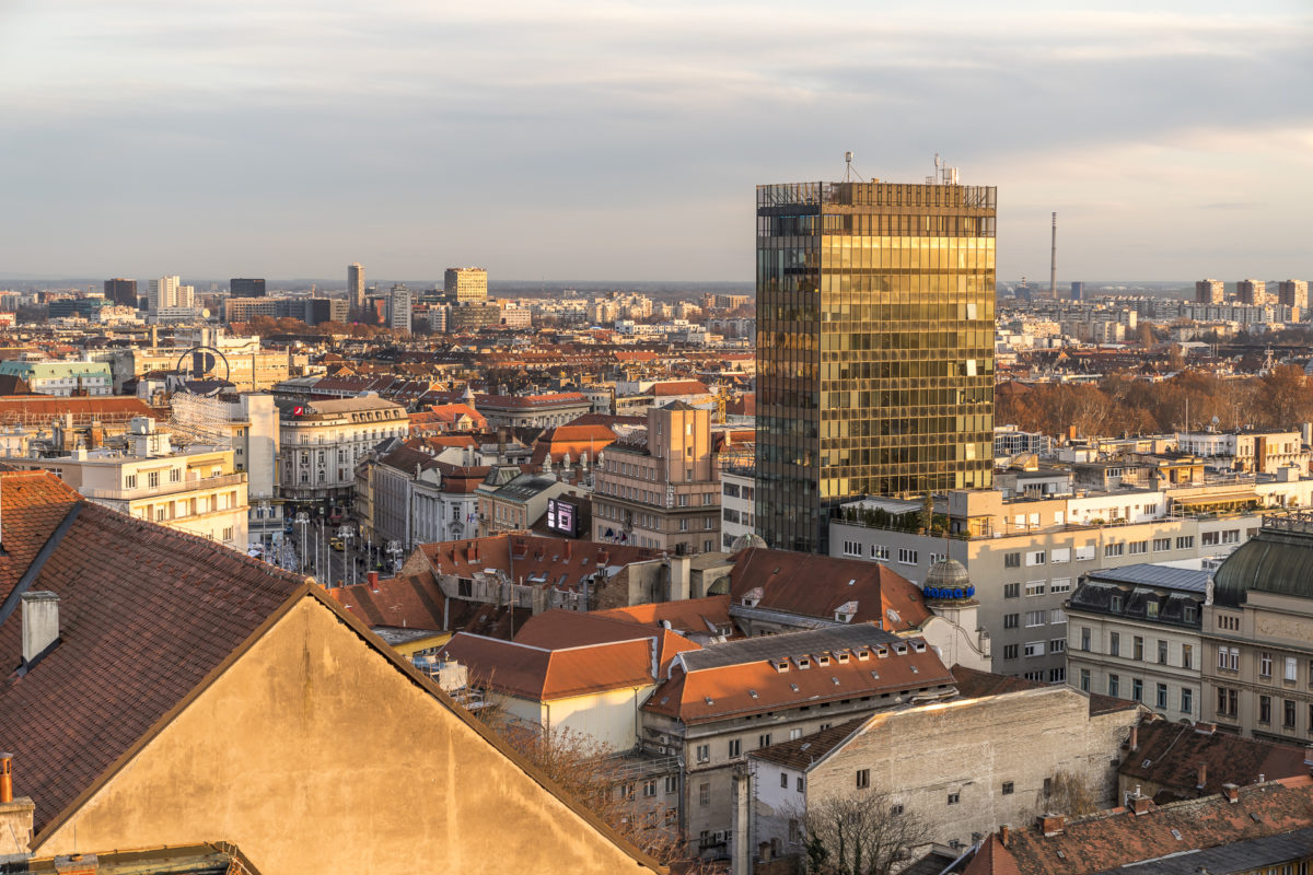 Lotrscak Turm Aussicht Zagreb