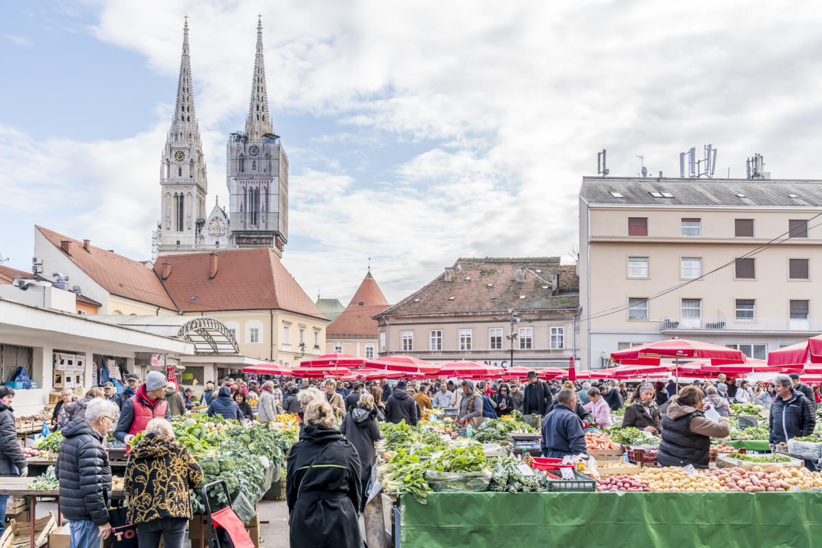 Zagreb Dolac Markt