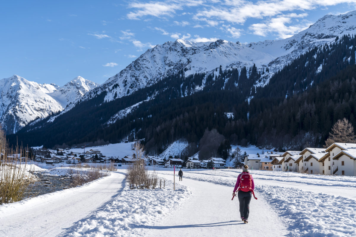 Davos Klosters Winter Hiking