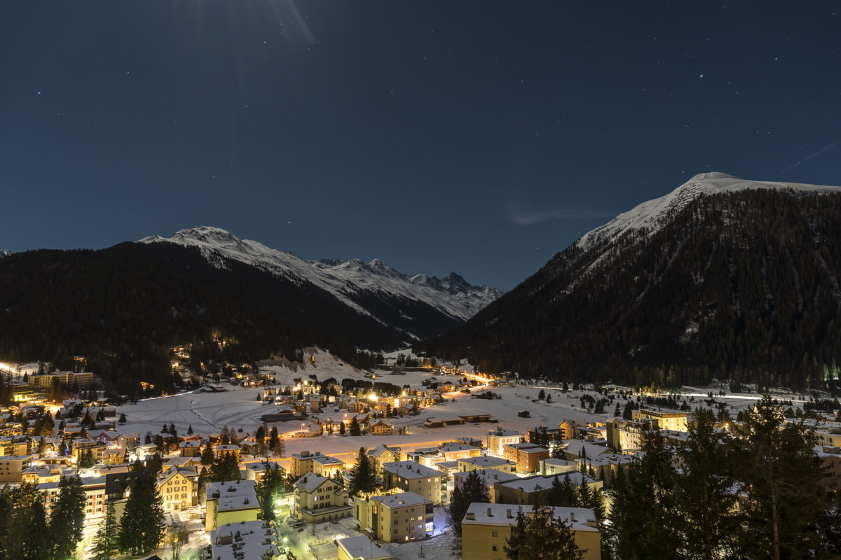 Davos by night