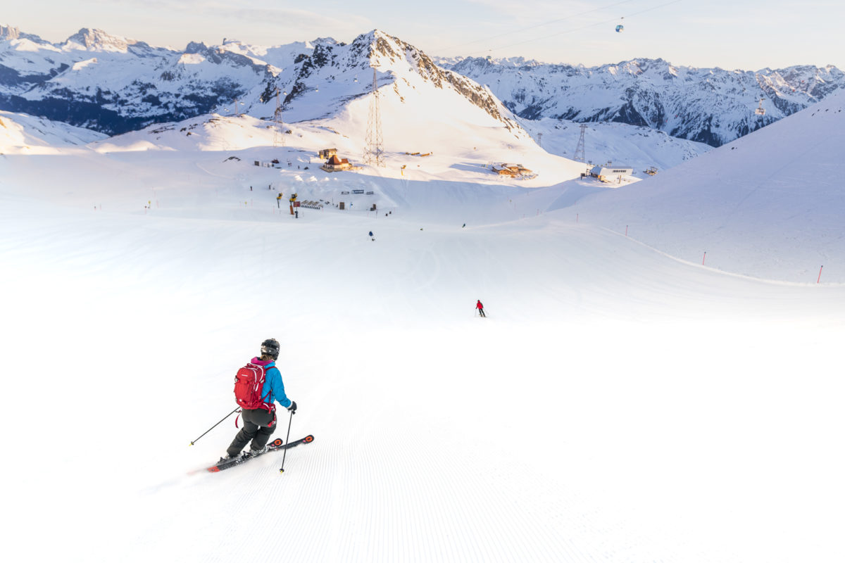 Skifahren Davos Parsenn