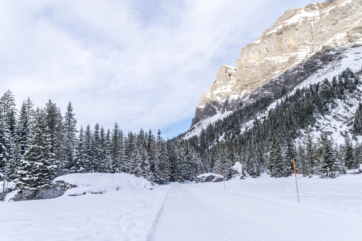 Winterwanderweg Lägern Oeschinensee