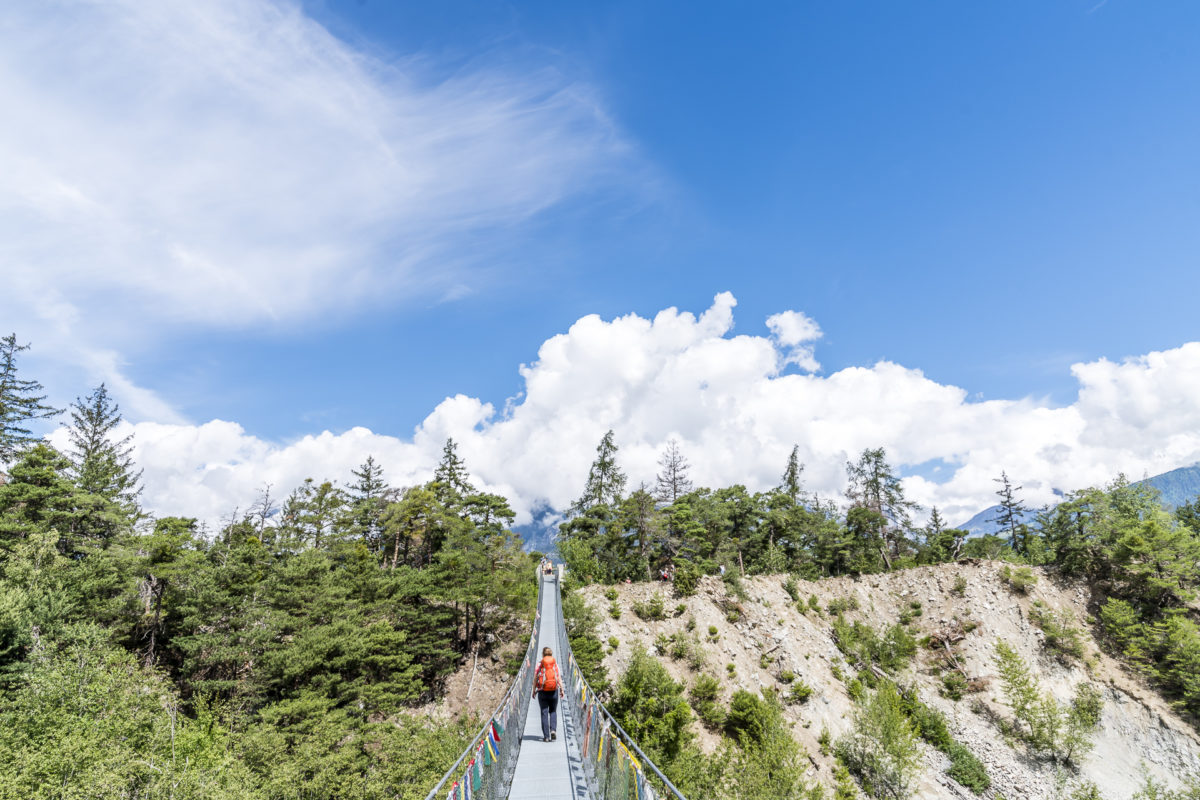 Wanderung Bhutanbrücke