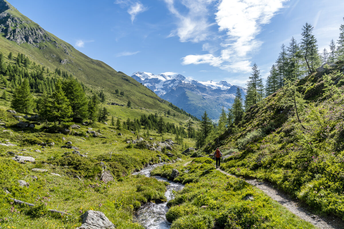 Berglandschaft im Aostatal