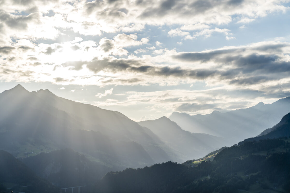 Morgenstimmun in Leysin