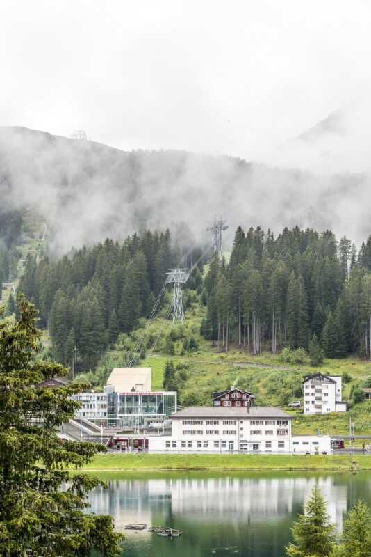 Innerarosa bei Nebel