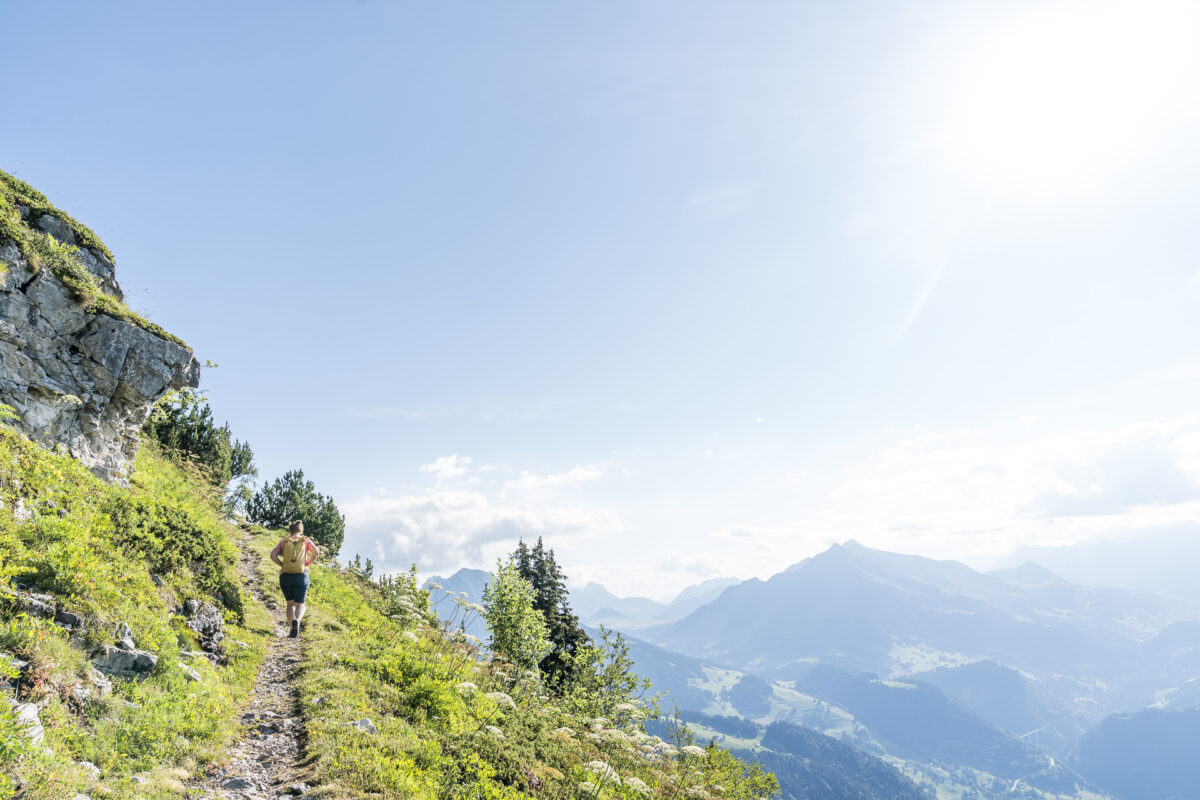 Chemin du Kuklos Aufstieg