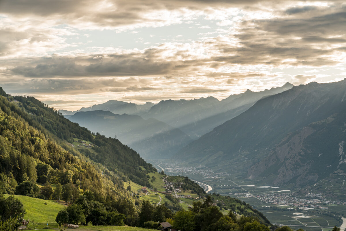 Nendaz Abendstimmung