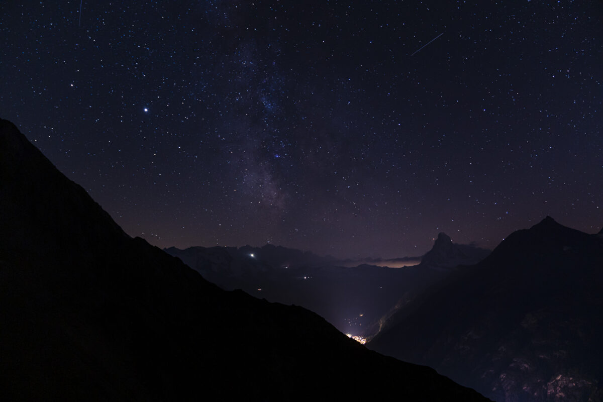 Sternenhimmel über Zermatt