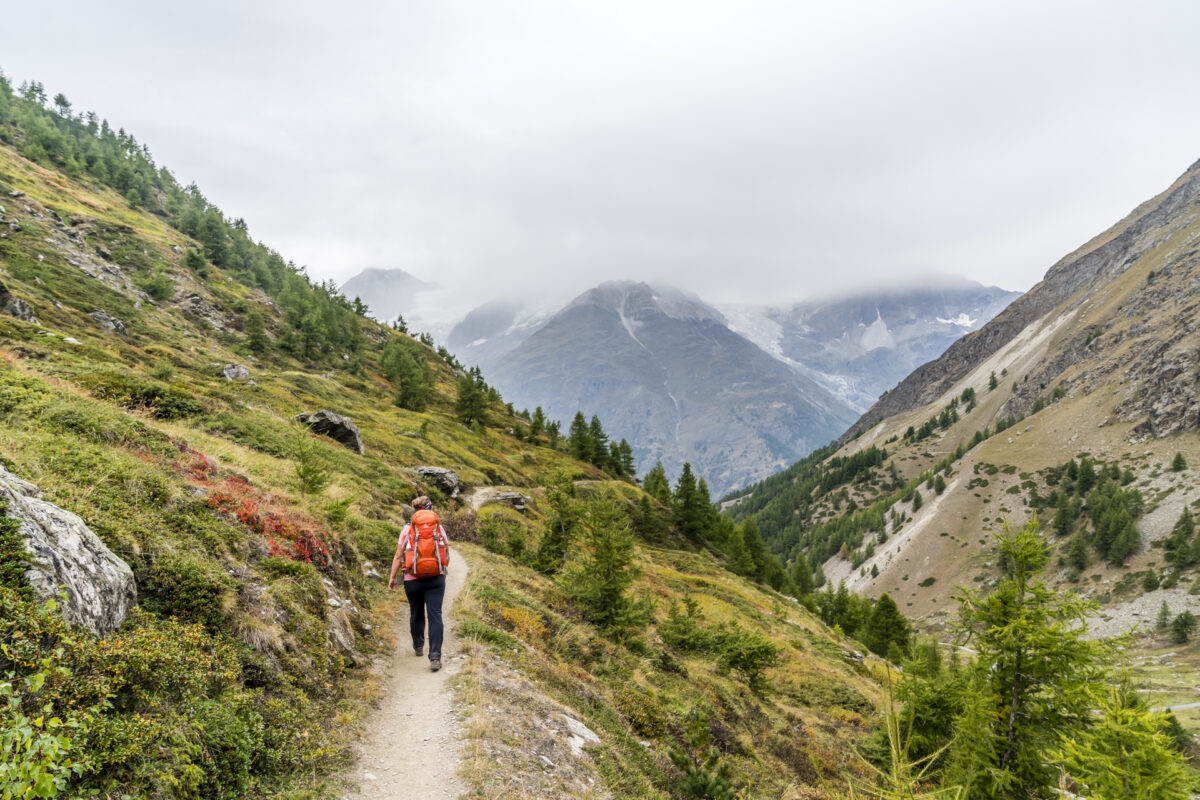 Täschalp Zermatt Wanderweg