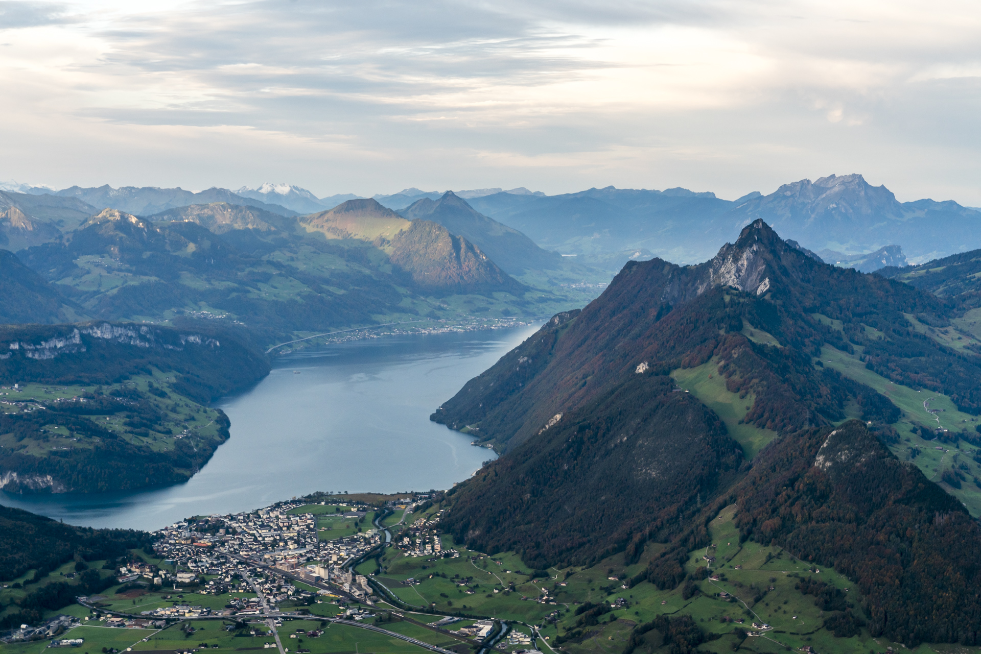 Aussicht vom Grossen Mythen