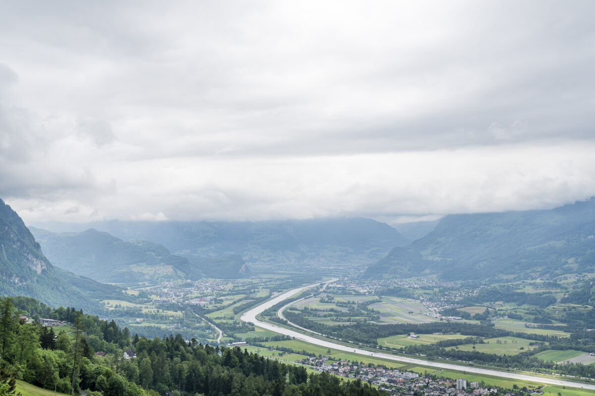 Aussicht Triesenberg Liechtenstein