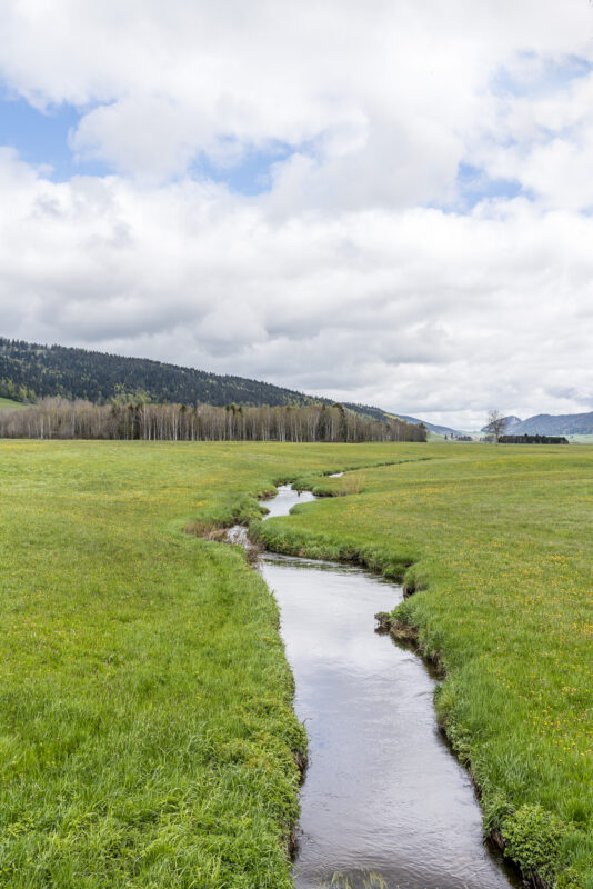 Les Pont de Martel Fluss