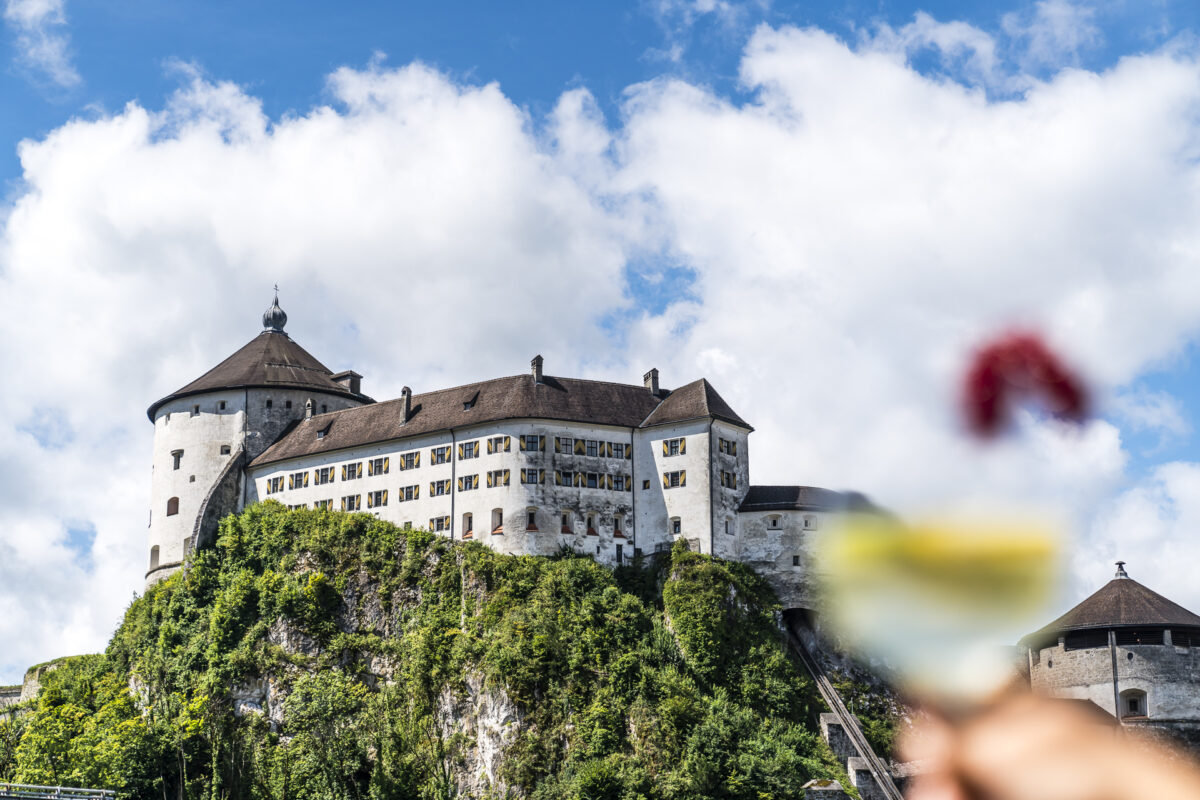 Schönster Blick auf Festung Kufstein