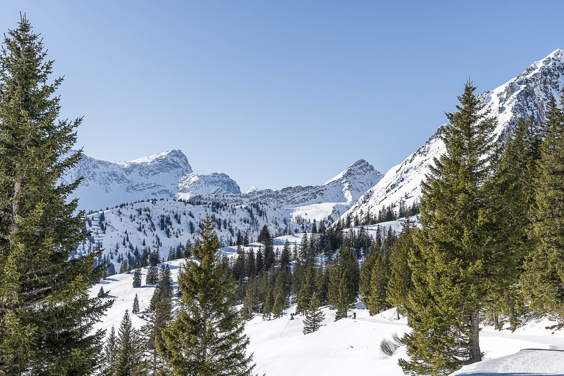 Brandnertal Winterlandschaft