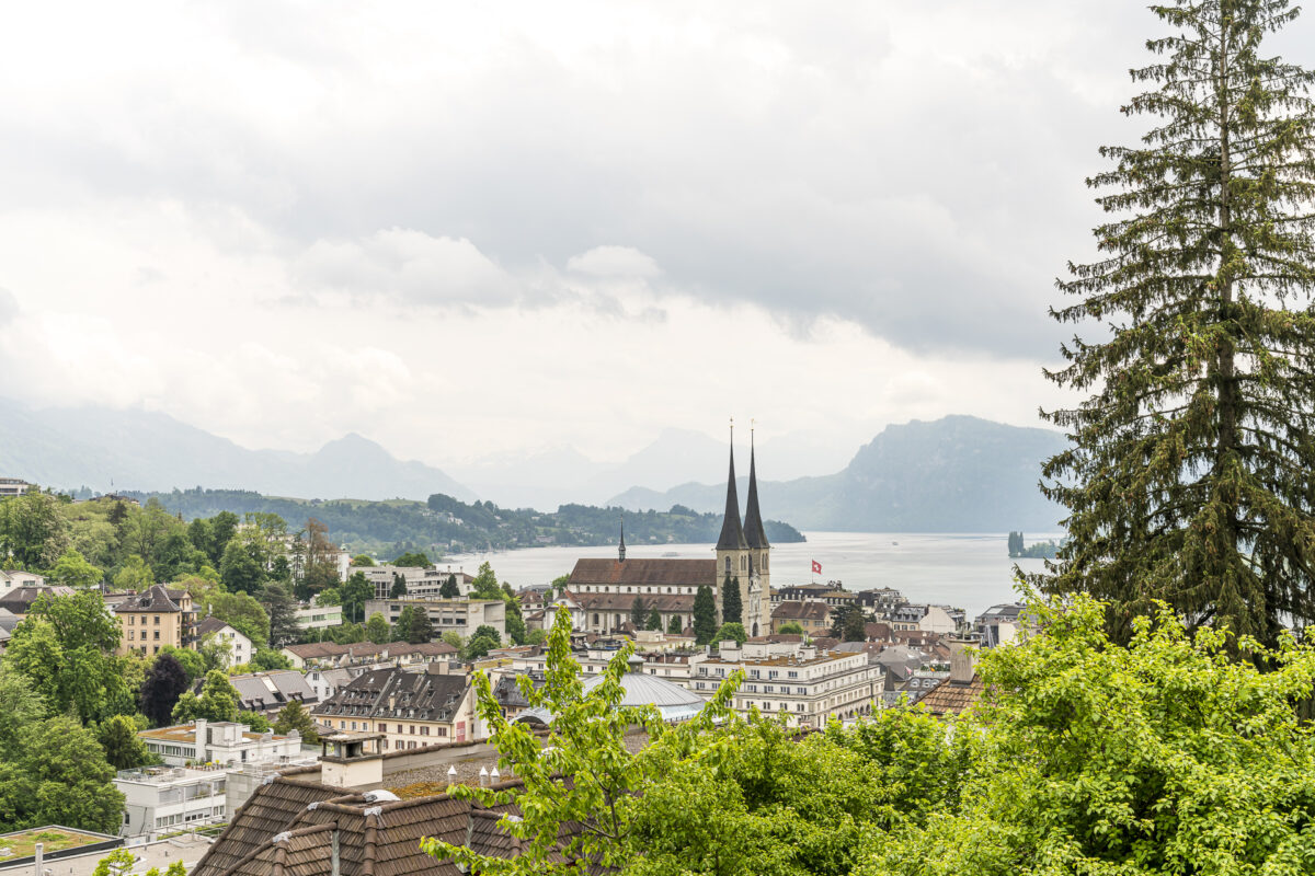 Aussicht Bergtrasse Luzern