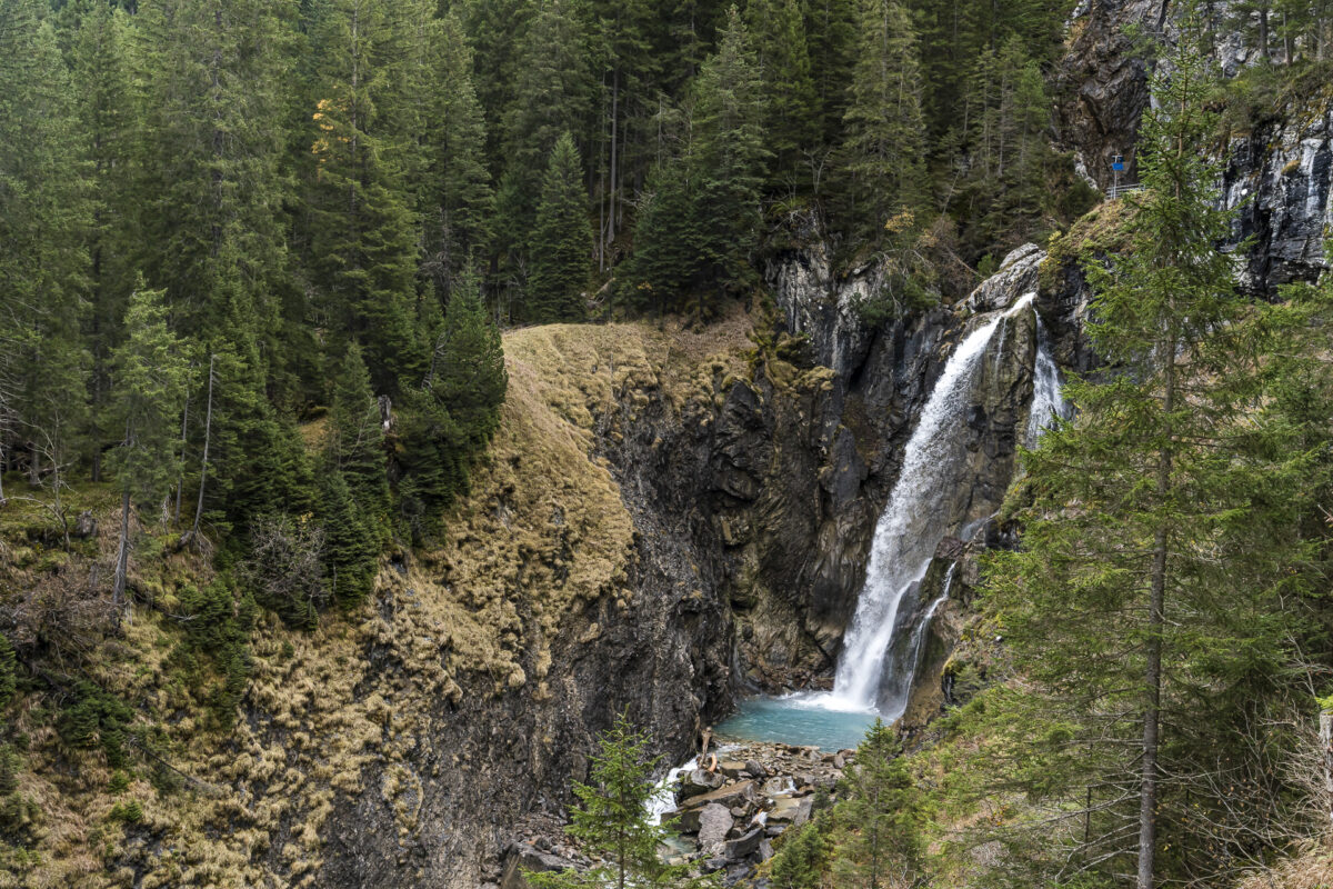 Rosenlaui Glacier Gorge Waterfall